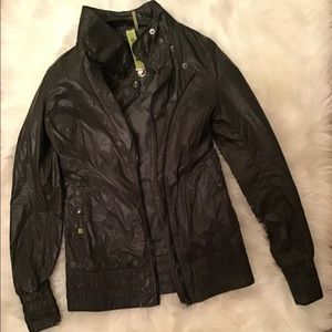 Soia & Kyo army green nylon jacket